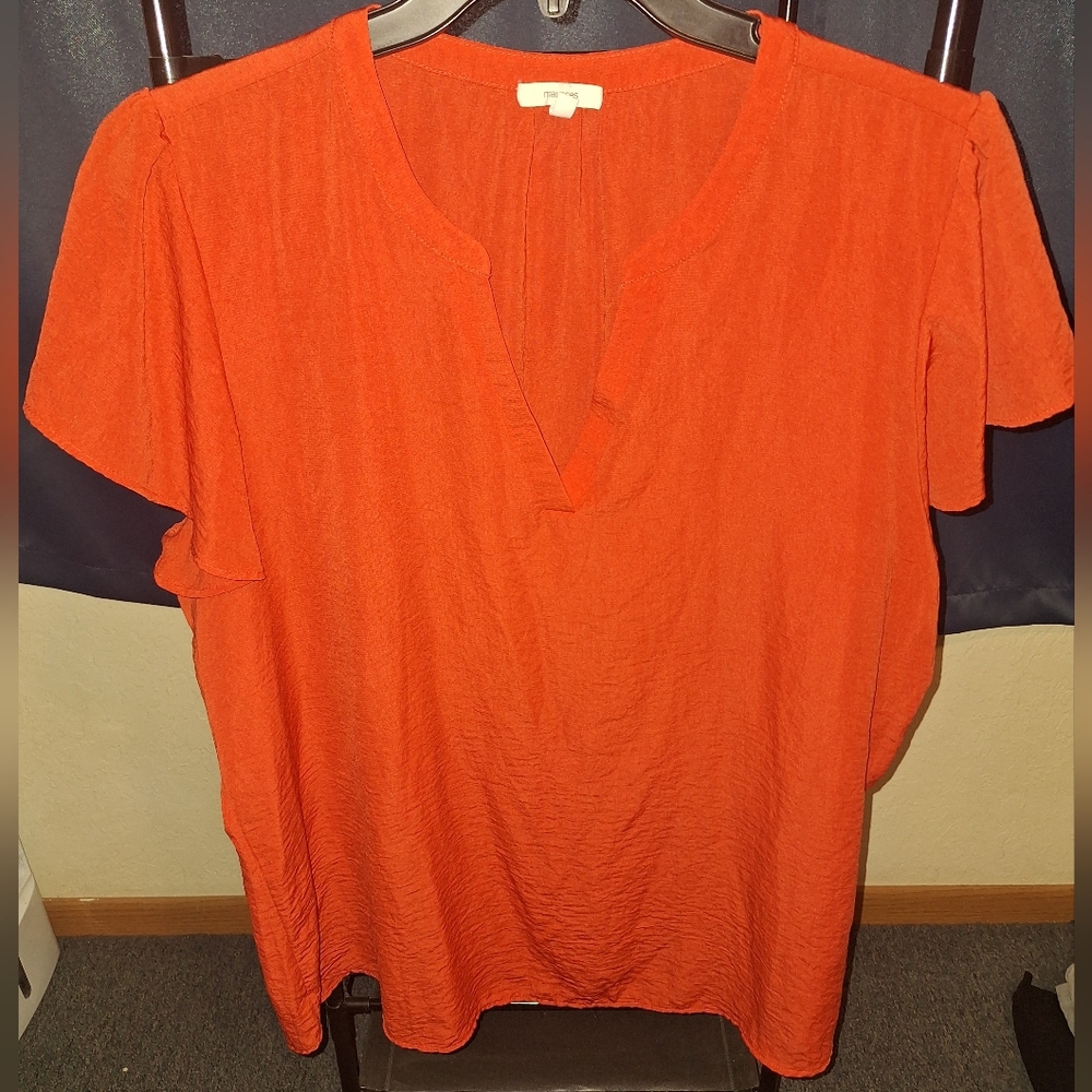 Maurices Red Blouse